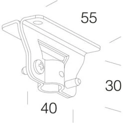 ATTACCO SOSPENSIONE ACCIAIO OMNITRACK - FOSNOVA 25611