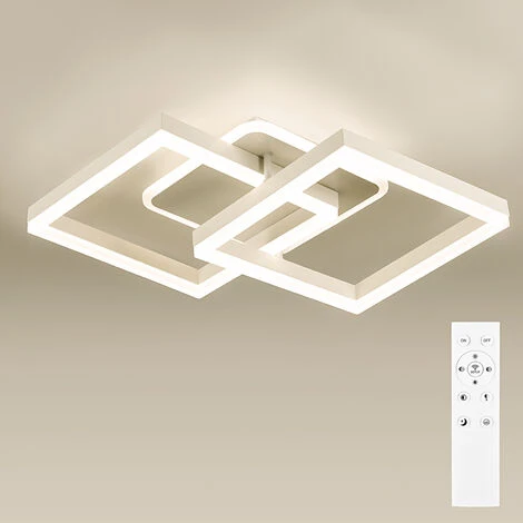 Anten 40W Plafoniera LED A Forma Di Diamante - Camera Da Letto, Plafoniera Da Soffitto Del Soggiorno - Temperatura Colore Regolabile 3000K-6000K - Stile Ccontemporaneo 3 Anten 40W Plafoniera LED A Forma Di Diamante - Camera Da Letto, Plafoniera Da Soffitto Del Soggiorno - Temperatura Colore Regolabile 3000K-6000K - Stile Ccontemporaneo