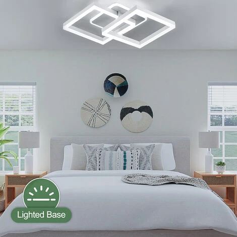 Anten 40W Plafoniera LED A Forma Di Diamante - Camera Da Letto, Plafoniera Da Soffitto Del Soggiorno - Temperatura Colore Regolabile 3000K-6000K - Stile Ccontemporaneo 4 Anten 40W Plafoniera LED A Forma Di Diamante - Camera Da Letto, Plafoniera Da Soffitto Del Soggiorno - Temperatura Colore Regolabile 3000K-6000K - Stile Ccontemporaneo - immagine 2