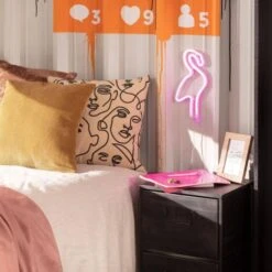 Neon LED Flamingo Con Batteria RosaAA - LR620 MmAA - LR6 -Negozio al dettaglio Paulmann 10473821 5