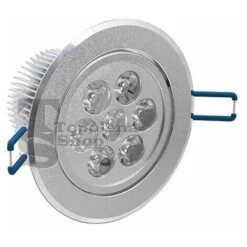 FARETTO 7 LED 7W AD INCASSO ORIENTABILE SPOT LUCE CON LUCE FREDDA LED DRIVER