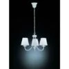 Trio Lighting Italia Lampadario Cortez 3xe14 28w Diametro 47cm In Metallo Colore Bianco 110600331 -Negozio al dettaglio Paulmann 11576395 1