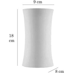 Applique LED Lampada Da Parete Moderno Gesso Bianco Cilindro Doppia Luce GS-5023 -Negozio al dettaglio Paulmann 11739591 3