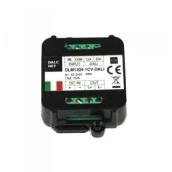 Dalcnet DLM1224-1CV-DALI Led Dimmer Bus DALI 12V 24V 10A Pulsante N.O. 0/1-10V Potenziometro