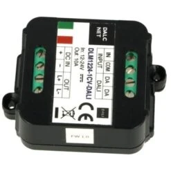 Dalcnet DLM1224-1CV-DALI Led Dimmer Bus DALI 12V 24V 10A Pulsante N.O. 0/1-10V Potenziometro -Negozio al dettaglio Paulmann 12386402 3