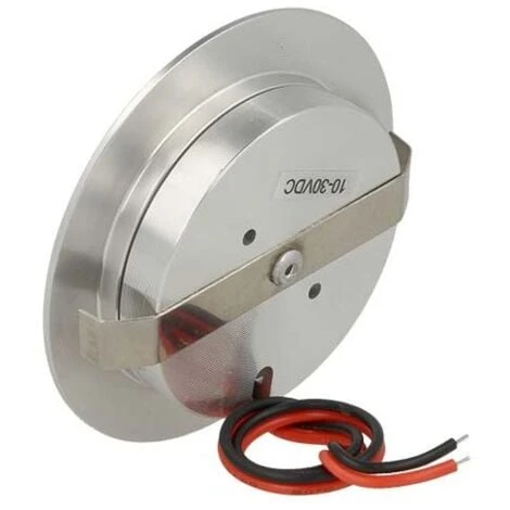 Mini Faretto Led Da Incasso Rotondo 3W AC/DC 12V DC 24V Bianco Neutro Foro 50mm Colore Alluminio Satinato 4 Mini Faretto Led Da Incasso Rotondo 3W AC/DC 12V DC 24V Bianco Neutro Foro 50mm Colore Alluminio Satinato - immagine 2