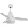 Ventilatore LED Da Soffitto Industrial Bianco 91cm Motore DC Selezionabile (Caldo-Naturale-Freddo) 165º