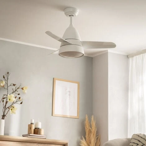 Ventilatore LED Da Soffitto Industrial Bianco 91cm Motore DC Selezionabile (Caldo-Naturale-Freddo) 165º 6 Ventilatore LED Da Soffitto Industrial Bianco 91cm Motore DC Selezionabile (Caldo-Naturale-Freddo) 165º - immagine 4