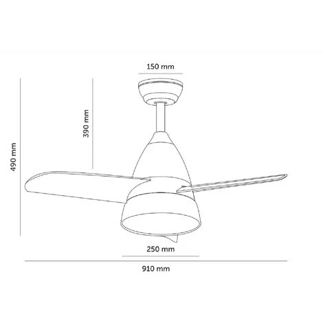 Ventilatore LED Da Soffitto Industrial Bianco 91cm Motore DC Selezionabile (Caldo-Naturale-Freddo) 165º 7 Ventilatore LED Da Soffitto Industrial Bianco 91cm Motore DC Selezionabile (Caldo-Naturale-Freddo) 165º - immagine 5