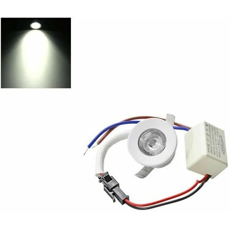 Faretto Led 1 W A Incasso Mini Punto Luce Naturale 4000k Bordo Bianco 3 Faretto Led 1 W A Incasso Mini Punto Luce Naturale 4000k Bordo Bianco