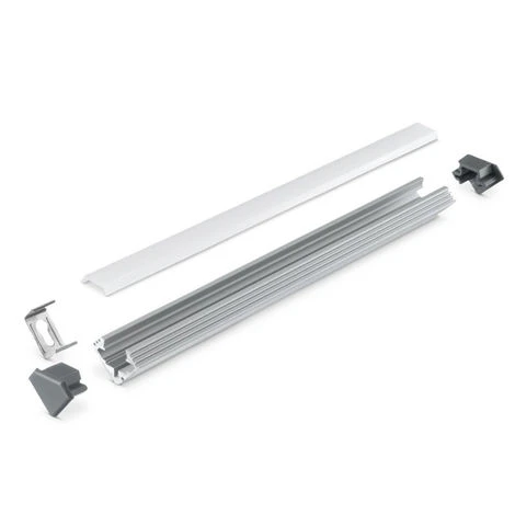 Profilo Angolare Alluminio Gea Led Gstp21 Grigio 2mt Strip Led Interno 4 Profilo Angolare Alluminio Gea Led Gstp21 Grigio 2mt Strip Led Interno - immagine 2