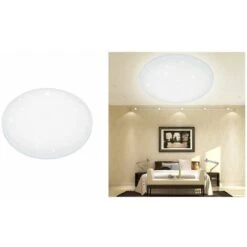 Plafoniera Led Rodonda 24W Effetto Cielo Stellato Lampada Luce Fredda BTL-701