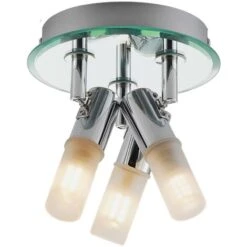 Lindby Plafoniera Rotonda Da Bagno Zela, 3 Luci, Cromo -Negozio al dettaglio Paulmann 17401100 5