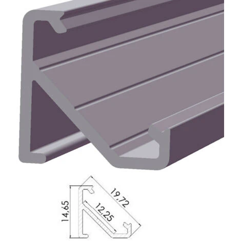 Profilo Alluminio Tipo ECO P03 2,02M 3 Profilo Alluminio Tipo ECO P03 2,02M