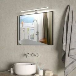 Lampada Specchio Bagno Applique Parete 40cm Luce LED 8W 6500K 640lm In Alluminio -Negozio al dettaglio Paulmann 19754684 4