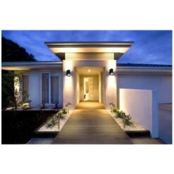 Applique LED Lampada Da Parete Nero Esterno 10W Doppia Luce Sopra Sotto Naturale 11 Applique LED Lampada Da Parete Nero Esterno 10W Doppia Luce Sopra Sotto Naturale -Negozio al dettaglio Paulmann 19848127 5