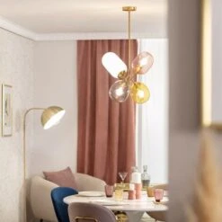 Lampada A Sospensione Metallo E Vetro Papallona Dorato -Negozio al dettaglio Paulmann 19853314 3