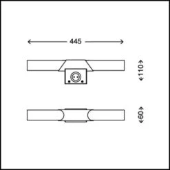 B.K.Licht Mithra, Luce LED Da Specchio, Lampada Da Muro Per Bagno Con 2 Lampadine E14 Incluse, Luce Calda 3000K, 2x470Lm, Corpo Metallo Cromato E Vetro Bianco -Negozio al dettaglio Paulmann 20100660 4