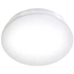 B.K.Licht Plafoniera LED, Lampada Da Soffitto O Parete Per Bagno, Luce Bianca Naturale 4000K, LED Integrati 12W, 1200Lm, Ă29cm, Resistente Agli Schizzi Dâacqua IP44, Plafoniera Moderna, Plastica 230V