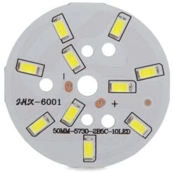 Modulo 5W 360Lm 3000ºK 10 LEDs Ø50Mm 50.000H [CH-PCBA5W-WW] -Negozio al dettaglio Paulmann 20207303 2