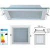 Faretto Led 18W Pannello Vetro Incasso Quadrato Luce Fredda 6400k -Negozio al dettaglio Paulmann 20213913 1