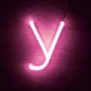 Lettere LED Neon Rosa Y Rosa