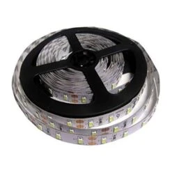 Striscia Led Luce Fredda Smd 5050 Bobina Strip Adesiva 5M Metri 300 Led Bianca