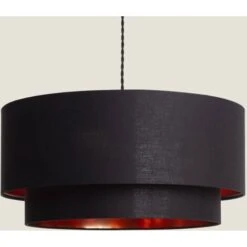 Lampada A Sospensione In Tessuto Reflect Duo Nero500 Mm 9 Lampada A Sospensione In Tessuto Reflect Duo Nero500 Mm -Negozio al dettaglio Paulmann 20806475 3