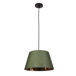 Lampada A Sospensione Tessuto Baharia Verde Camo -Negozio al dettaglio Paulmann 21380295 3