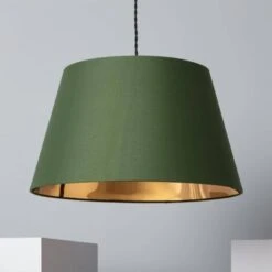 Lampada A Sospensione Tessuto Baharia Verde Camo -Negozio al dettaglio Paulmann 21380295 4