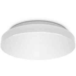 B.K.Licht Plafoniera LED Da Bagno 10W, Luce Bianca Naturale 4000K, LED Integrati 900Lm, Lampadario Bagno Resistente Agli Schizzi Dâacqua IP44, Ă22cm, Versione S, Lampada Da Soffitto In Plastica, 230V