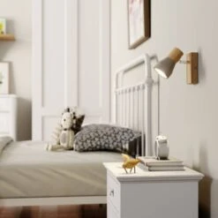 Lindby Faretto Filiz Di Legno E Cemento, 1 Luce -Negozio al dettaglio Paulmann 23346966 3