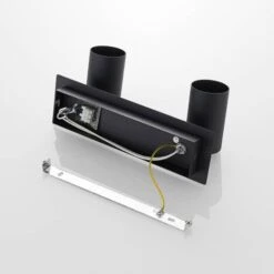 Lindby Joffrey Faretto Da Soffitto 2 Luci, Nero