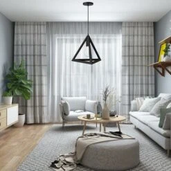 Lampadario Lampada Sospensione Piramide 25cm Design Moderno Paralume Nero -Negozio al dettaglio Paulmann 23424116 3