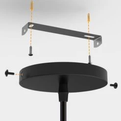 Lampadario Lampada Sospensione Piramide 25cm Design Moderno Paralume Nero -Negozio al dettaglio Paulmann 23424116 5