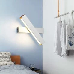 Lampada Da Parete A Led Moderna 12W Design Creativo Applique Da Parete Bianca Calda Interna Rotazione A 360 Gradi Lampada A Muro Per Camera Da Letto Soggiorno Ufficio Corridoio (Bianco) -Negozio al dettaglio Paulmann 24452221 3