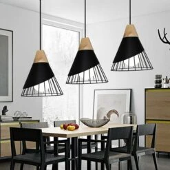 Lampadari A Sospensione In Metallo Retrò Gabbia In Metallo E27 Plafoniere, Lampadario Moderna Lampadari A Sospensione Vintage Luce Pendente Creativa Nera 10 Lampadari A Sospensione In Metallo Retrò Gabbia In Metallo E27 Plafoniere, Lampadario Moderna Lampadari A Sospensione Vintage Luce Pendente Creativa Nera -Negozio al dettaglio Paulmann 24452389 4