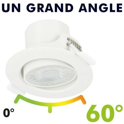 Set Di 5 Faretti Da Incasso A LED Orientabili Valence 8W Equ. 75W Température De Couleur: Bianco Caldo 3000K 4 Set Di 5 Faretti Da Incasso A LED Orientabili Valence 8W Equ. 75W Température De Couleur: Bianco Caldo 3000K - immagine 2