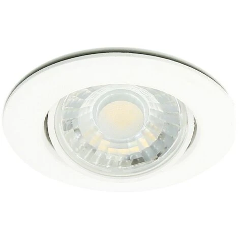 Set Di 5 Faretti Da Incasso A LED Orientabili Valence 8W Equ. 75W Température De Couleur: Bianco Caldo 3000K 7 Set Di 5 Faretti Da Incasso A LED Orientabili Valence 8W Equ. 75W Température De Couleur: Bianco Caldo 3000K - immagine 5