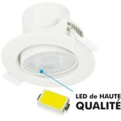 Set Di 10 Faretti Da Incasso A LED Orientabili Valence 8W Equ. 75W Température De Couleur: Bianco Caldo 3000K 9 Set Di 10 Faretti Da Incasso A LED Orientabili Valence 8W Equ. 75W Température De Couleur: Bianco Caldo 3000K -Negozio al dettaglio Paulmann 26694699 3