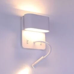 SORYA HOTEL Lampada Da Parete A LED 8W Bianca Con Luce Di Lettura Température De Couleur: Bianco Caldo 2700K -Negozio al dettaglio Paulmann 26695117 3