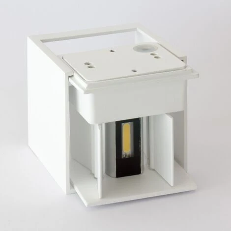 Lampada Da Muro Doppio Led COB 6W IP65 Quadrata Colore Bianco V-TAC VT-759 3000K 6 Lampada Da Muro Doppio Led COB 6W IP65 Quadrata Colore Bianco V-TAC VT-759 3000K - immagine 4