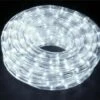 Tubo Luci Led Per Addobbi Natale 30 Metri Luce Bianco Fredda Interno Ed Esterno