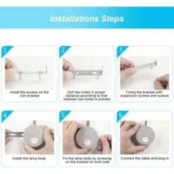 Applique Da Comodino 2 Luci Applique Da Lettura A LED A Collo Di Cigno 3W, Lampada Da Lettura Bianca Calda 3000K -Negozio al dettaglio Paulmann 27651818 5