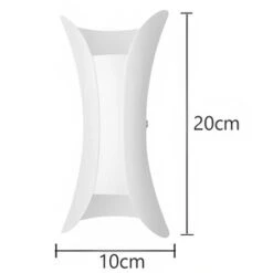 Applique LED Lampada Da Parete Doppia Luce Esterbo 10W Bianco Moderno FD-7 -Negozio al dettaglio Paulmann 27716350 2