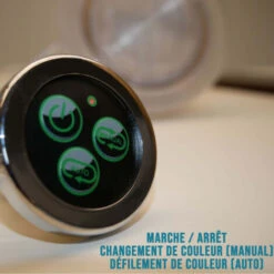 Posto Impermeabile Incorporata 110mm O Ip68 RGB + Pulsante Di Controllo E Trasformatore Per Bagno Di Vapore E Bagno -Negozio al dettaglio Paulmann 27996142 3