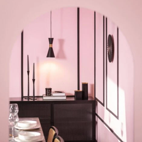 Lampada A Sospensione Metallo Jigger Nero 4 Lampada A Sospensione Metallo Jigger Nero - immagine 2