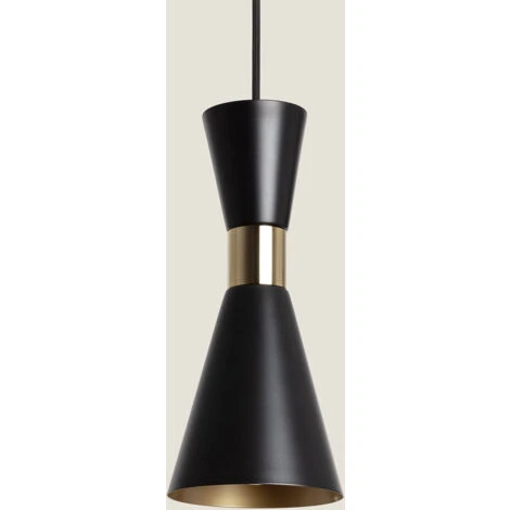 Lampada A Sospensione Metallo Jigger Nero 5 Lampada A Sospensione Metallo Jigger Nero - immagine 3