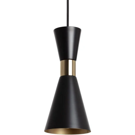 Lampada A Sospensione Metallo Jigger Nero 6 Lampada A Sospensione Metallo Jigger Nero - immagine 4