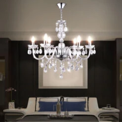 Lampadario A Soffitto Lampada A Sospensione Pendolo In Cristallo Lustri Trasparente Illuminazione Soggiorno Globo 63116-6 11 Lampadario A Soffitto Lampada A Sospensione Pendolo In Cristallo Lustri Trasparente Illuminazione Soggiorno Globo 63116-6 -Negozio al dettaglio Paulmann 28659214 5